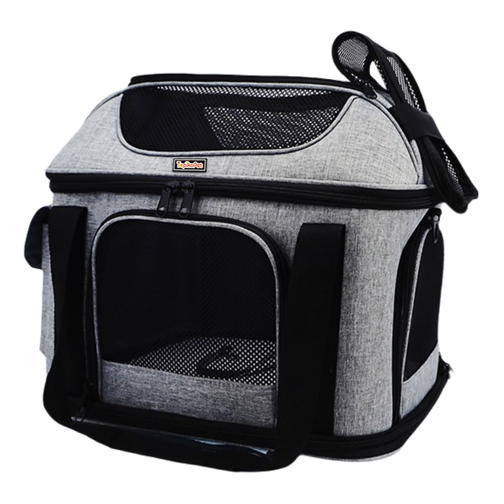 Topika Airline Approved Pet Carrier, Soft-Sided Expandable Travel Bag Topika Airline Approved Pet Carrier, Soft-Sided Expandable Travel Bag