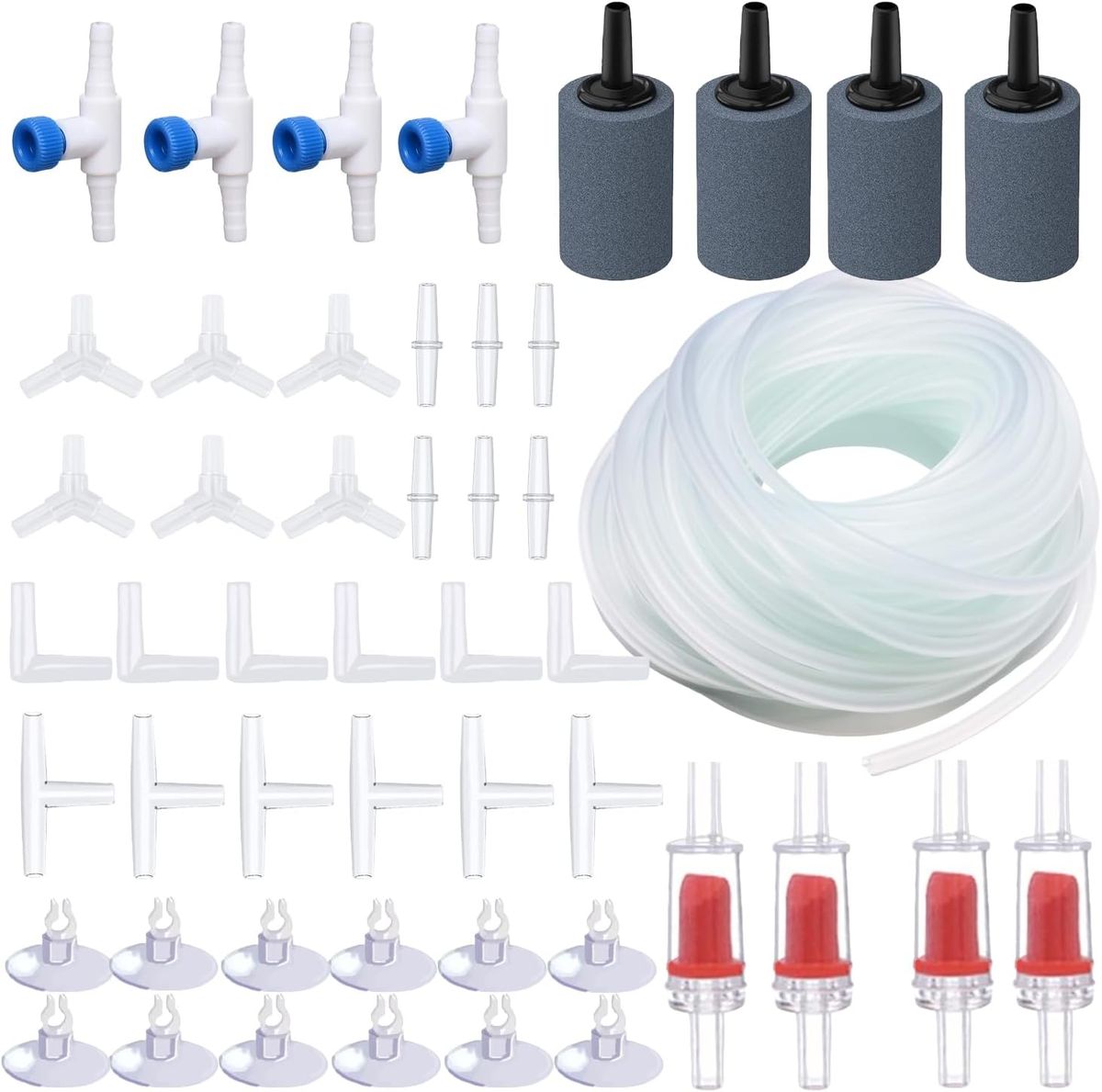 Aquarium Air Pump Accessories Contains Airline Tubing, Control Valve Aquarium Air Pump Accessories Contains Airline Tubing, Control Valve