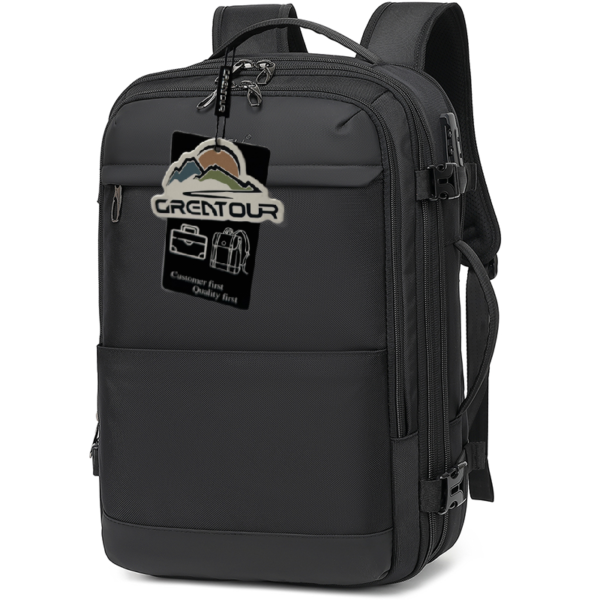 GREATOUR Expandable 17" Laptop Backpack Suitcase - Anti-theft Travel Lock