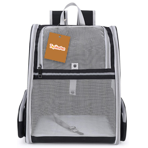 Topika Backpack Pet Carrier for Small Dogs & Cats, Breathable Cat Carrier