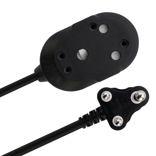 Ellies Back-to-Back 3m Extension Lead Light Duty 2 Plug