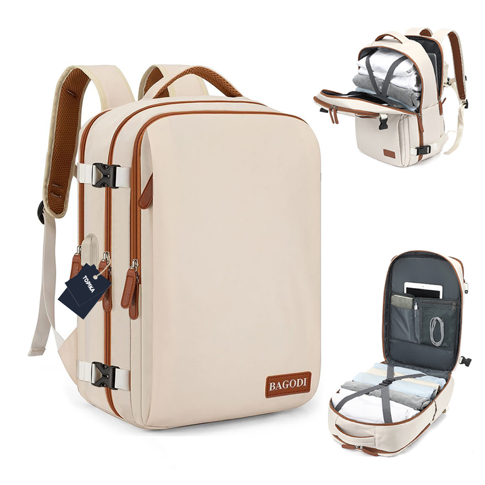 Topika - Travel Backpack Large Capacity, Expandable Oxford Laptop Backpacks Topika - Travel Backpack Large Capacity, Expandable Oxford Laptop Backpacks