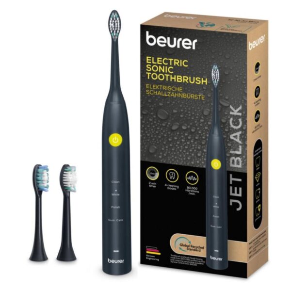 Beurer Electric Toothbrush SC 30 Black: Sonic Technology for Teeth & Gums