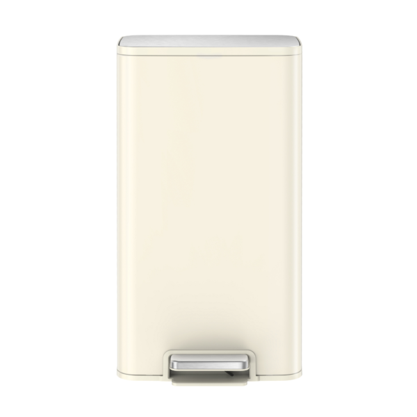 EKO Marina Soft Close Pedal Bin - 30L - Cream