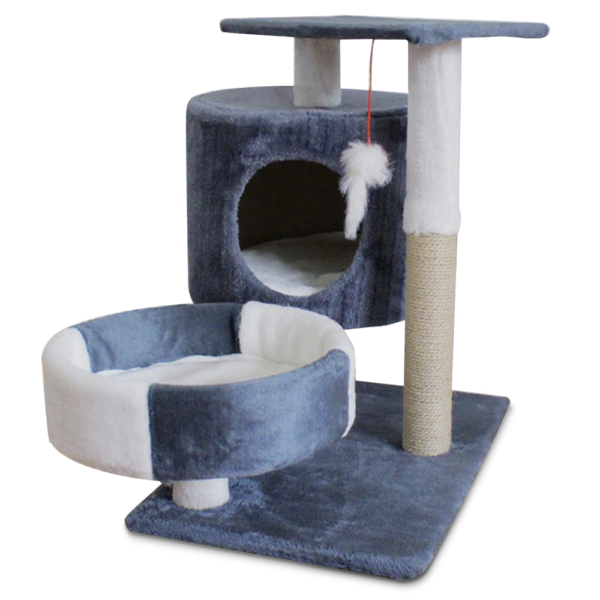 Cat Tree Tower, Play House for Kitten Scratching Post and Tree