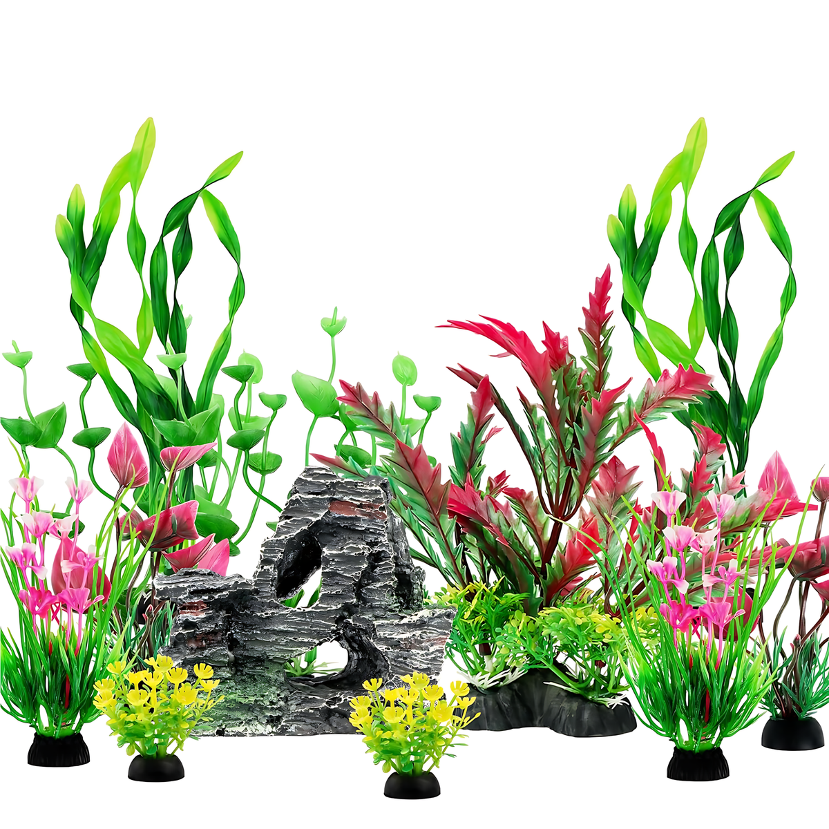 Aquarium Decorations Fish Tank Plants Artificial Aquarium Plants - 12 Piece Aquarium Decorations Fish Tank Plants Artificial Aquarium Plants - 12 Piece