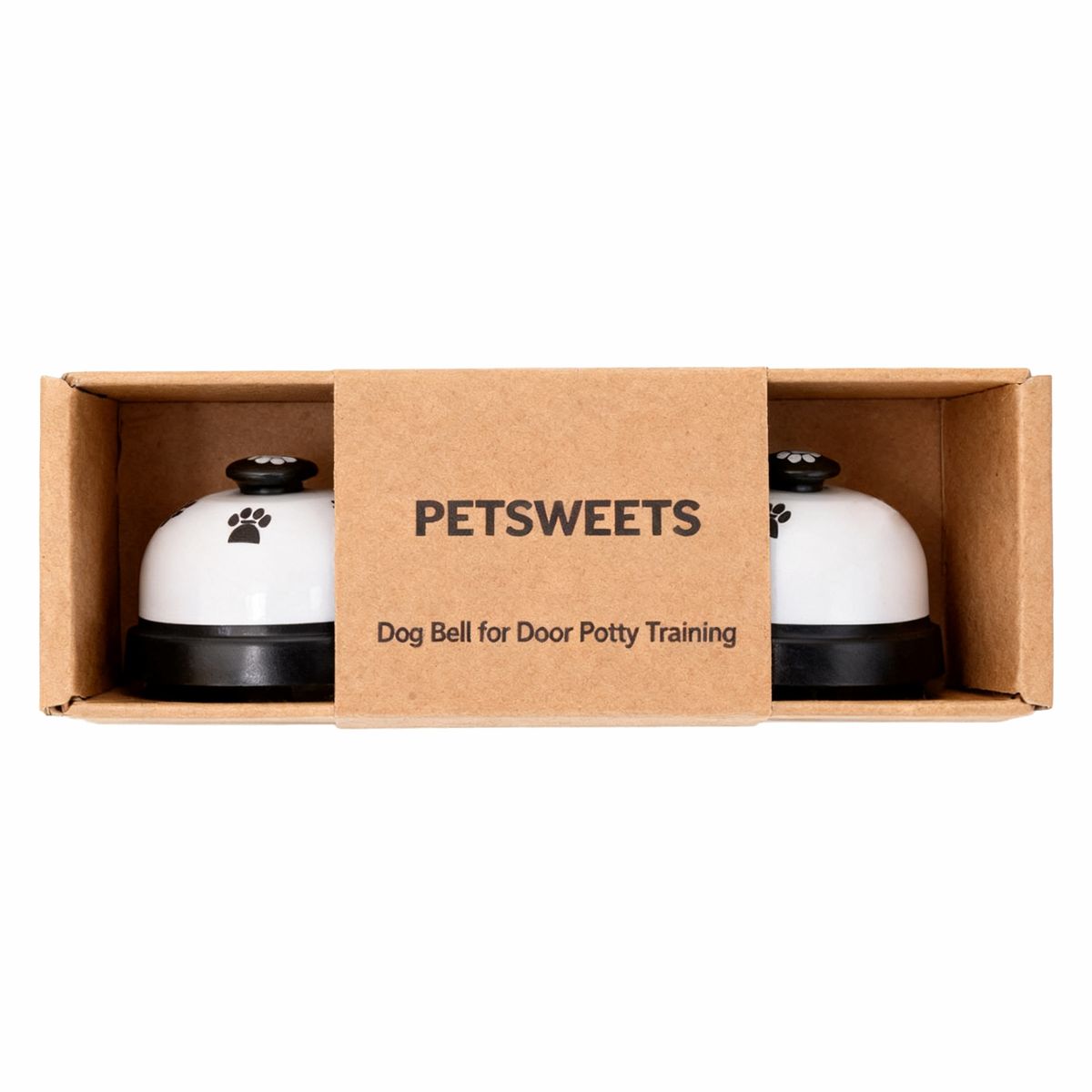 2 Pack Dog Bell for Door Potty Training - White 2 Pack Dog Bell for Door Potty Training - White
