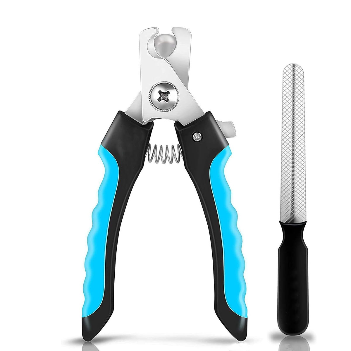Nail clippers suitable for all types of pets, featuring a safety guard. Nail clippers suitable for all types of pets, featuring a safety guard.