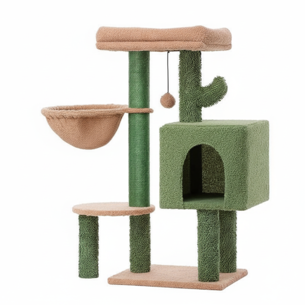 TALI Cat Tree Tower for Indoor Cats & Post Climbing