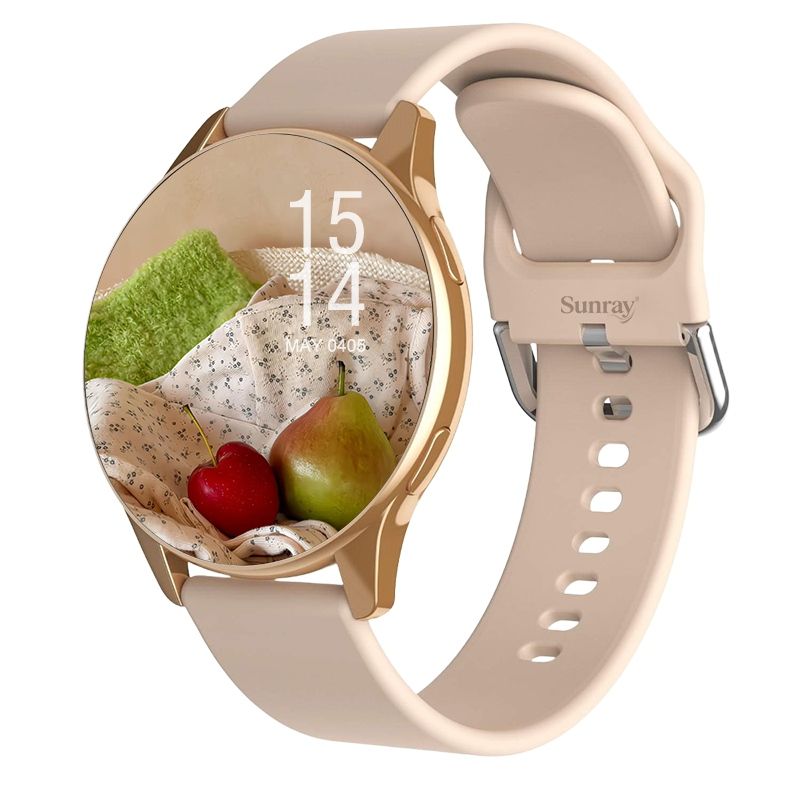 s-zoom.file_-1041.jpg SUNRAY Tech Trend Smartwatch For Women - HD Display & Bluetooth Call - Image 1