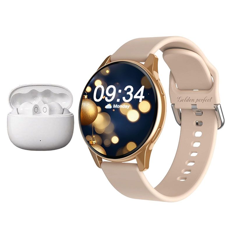 s-zoom.file_-1090.jpg Women's Smartwatch & Earphones - 1.52" HD Tech Performance Edition - Image 1