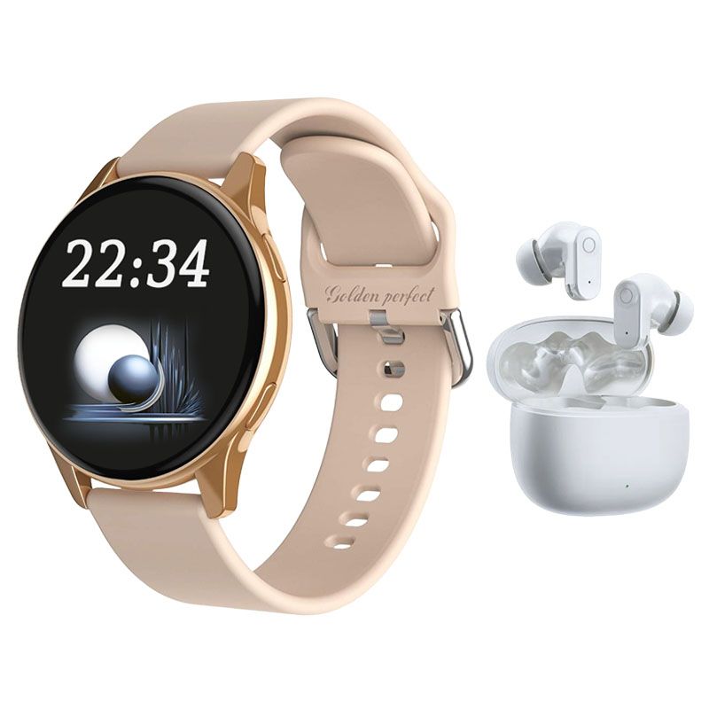 s-zoom.file_-1094.jpg Women's Smartwatch & Earphones Combo - 1.52" HD Daily Use - Image 1
