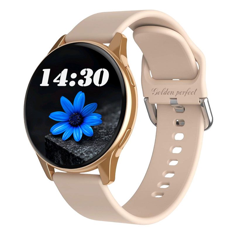 s-zoom.file_-1096.jpg Golden Perfect Smartwatch for Women - 1.52" HD Fitness Tracker - Image 1
