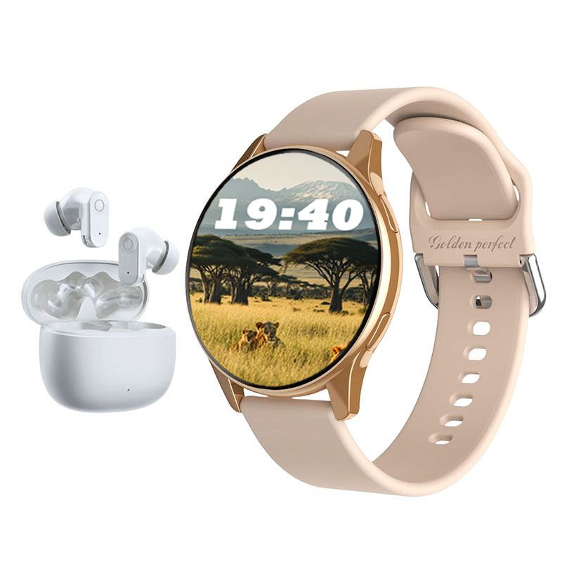 s-zoom.file_-1120.jpg 1.52" Women's Smartwatch with Bluetooth Earbuds - Dynamic Sport Set - Image 1