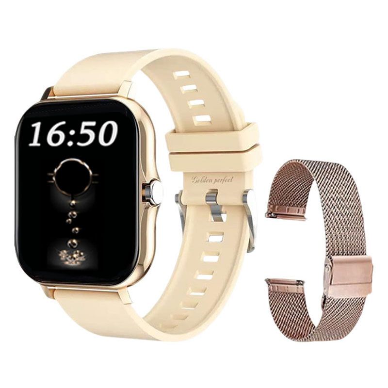 s-zoom.file_-1168.jpg Smartwatch for Women with Health Tracking Bluetooth Calling Dual Straps - Image 1