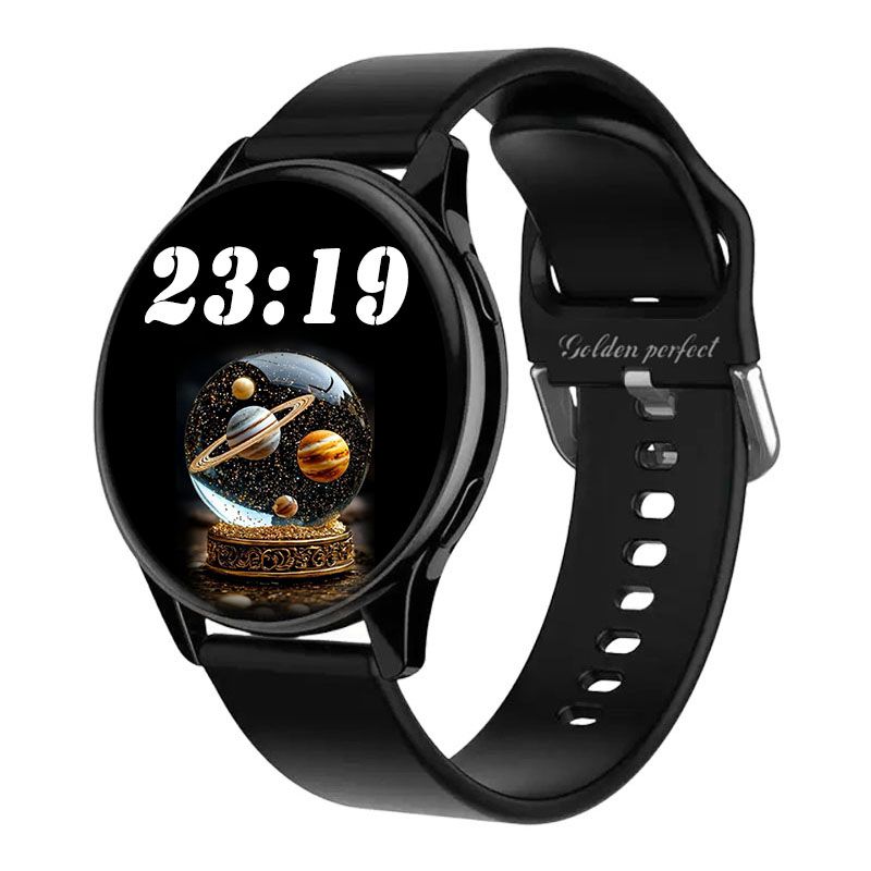 s-zoom.file_-1179.jpg Golden Perfect Men's Sport Smartwatch - 1.52 Inch Black HD Fitness Watch - Image 1