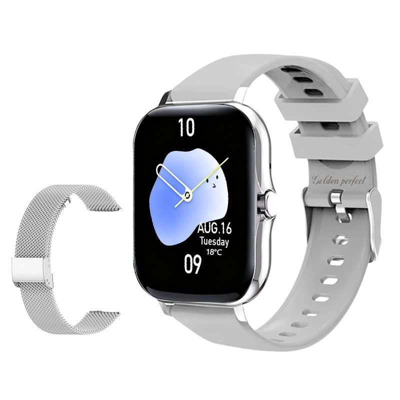 s-zoom.file_-1191.jpg Golden Perfect Men's Smartwatch 1.83" Bluetooth Calls Sport Modes Gift - Image 1