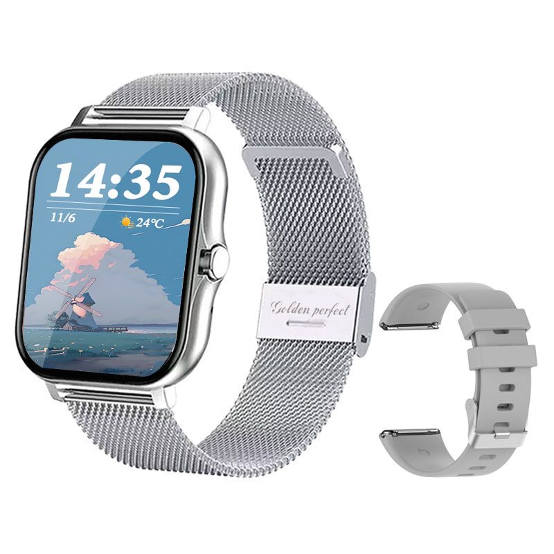 s-zoom.file_-1196.jpg Golden Perfect Unisex Smartwatch 1.83" HD Fashion Luxury Gift - Image 1
