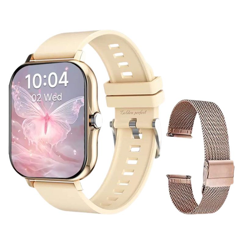 s-zoom.file_-1200.jpg Golden Perfect Women's Smartwatch - Chic Executive Edition - Image 1