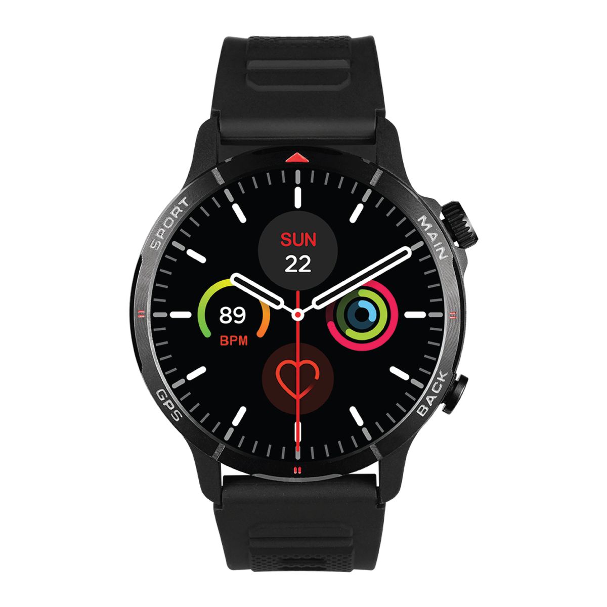 s-zoom.file_-1240.jpg SF FIT GPS Fuel Smart Watch | Strava, Google Fit & Apple Health Compatible - Image 1