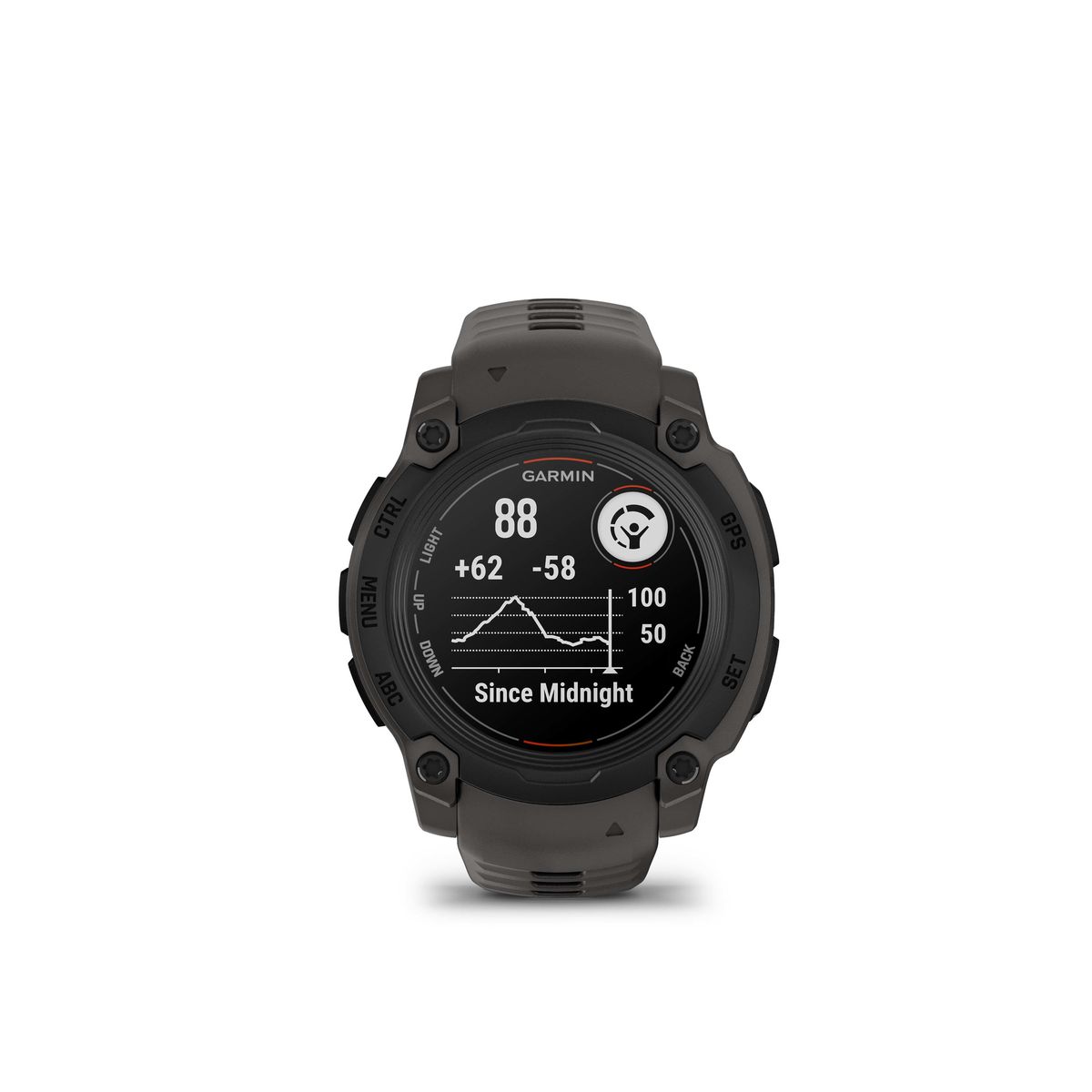 s-zoom.file_-1242.jpg Garmin Instinct E, 40 mm, Black Bezel with Charcoal Band - Image 1