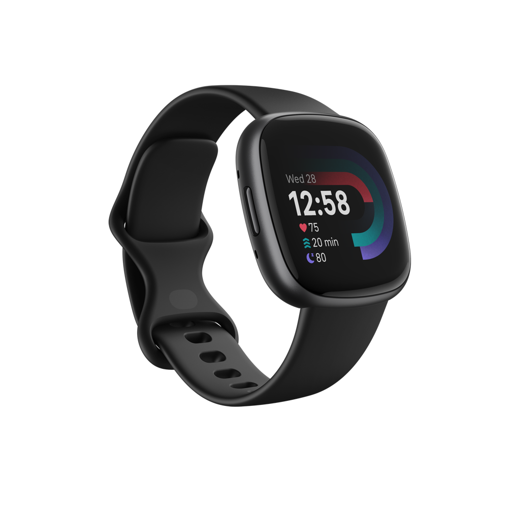 s-zoom.file_-135.png Fitbit Versa 4 Fitness Smartwatch Black Graphite - Image 1