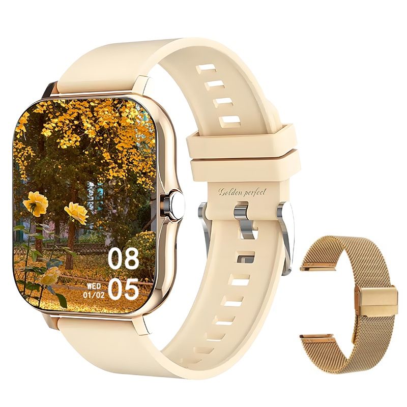 s-zoom.file_-173.jpg Luxury Fashion Smart Watch for Women - Android & iOS Compatible. - Image 1