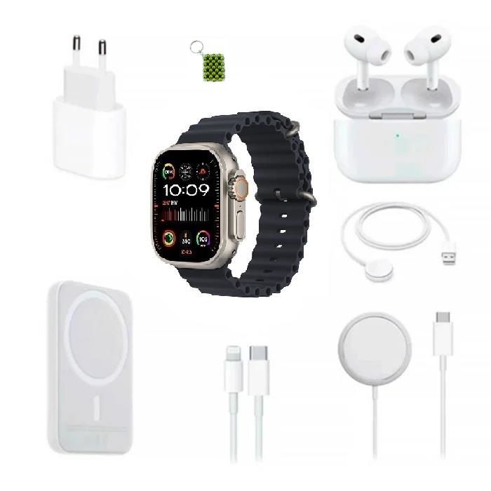 s-zoom.file_-18.jpg X8 Smart Watch With Power Bank And Bluetooth Earphones 6 In 1 + Key Chain - Image 1