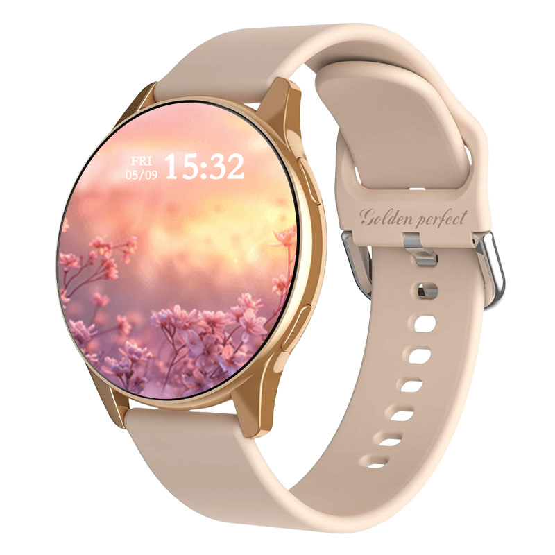 s-zoom.file_-182.png Office Girl Women Smartwatch 1.52" AMOLED HD Rose Gold 100+ Sports Pro - Image 1
