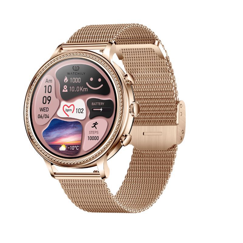s-zoom.file_-188.jpg Smartwatch For Men and Women Fitness Tracker Compatible with IOS & Android - Image 1
