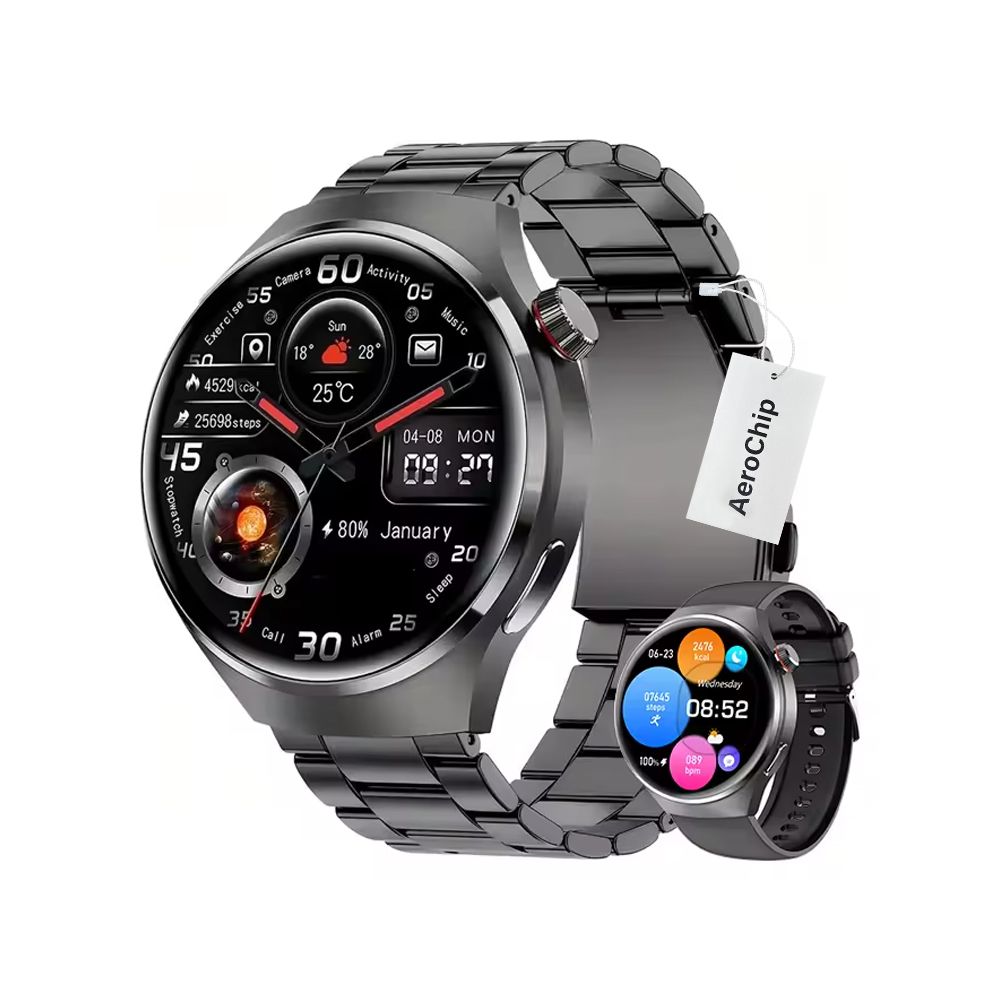 s-zoom.file_-226.jpg 1.46" Smartwatch GPS AMOLED Bluetooth Calls Heart Rate & Blood Oxygen - Image 1
