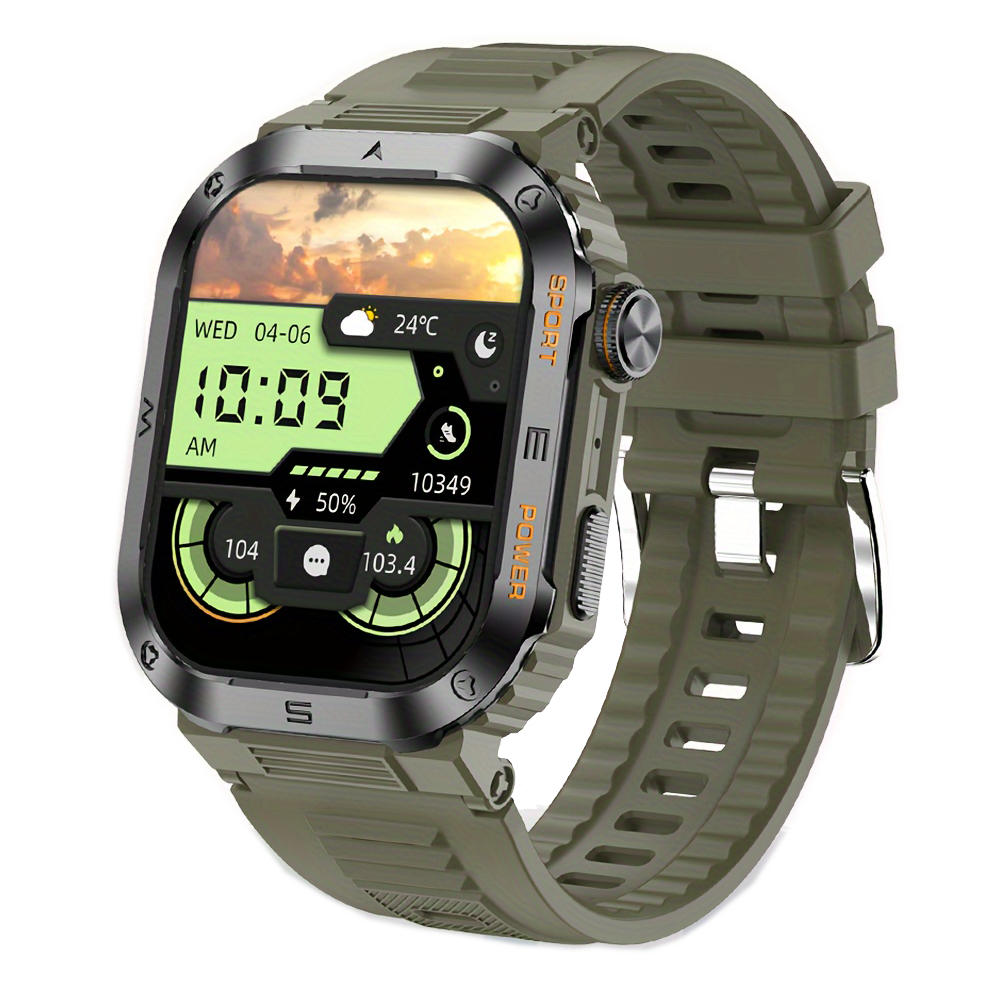 s-zoom.file_-253.png MT39 Rugged Military Smartwatch Android/iPhone Fitness Tracker - Image 1