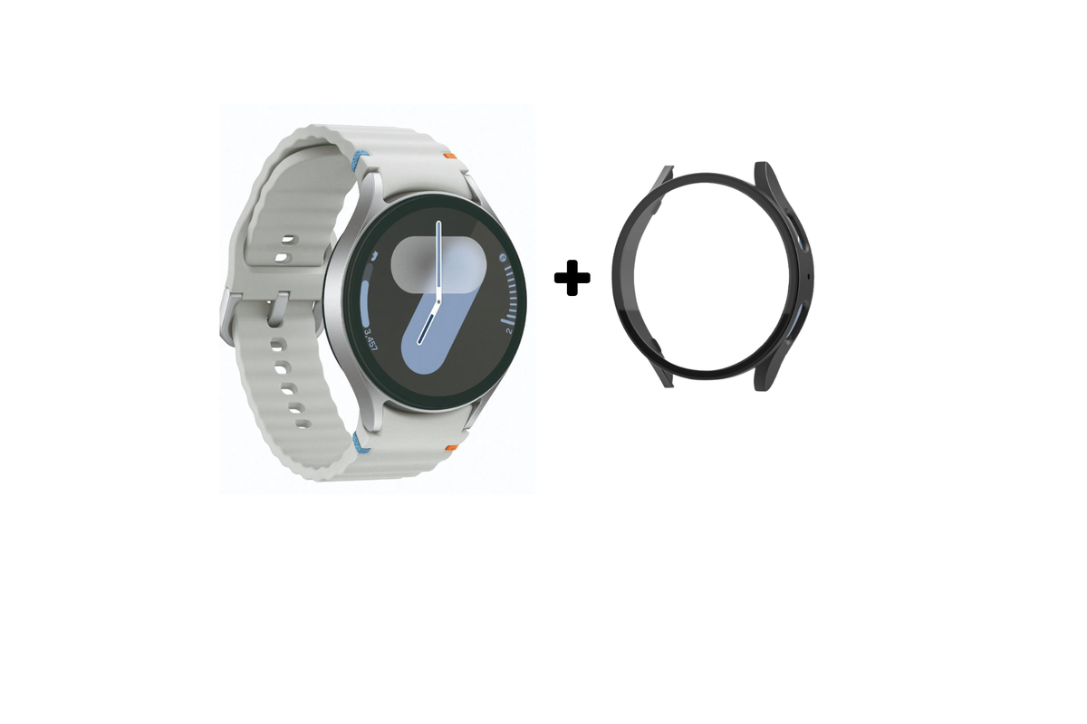 s-zoom.file_-292.png Samsung Galaxy Watch 7 LTE 44mm Silver+Black Watch Cover - Image 1