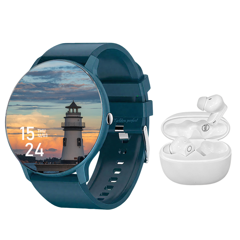 s-zoom.file_-297.png Business Smart Watch & Wireless Earbuds - Women, Android & iOS Compatible. - Image 1