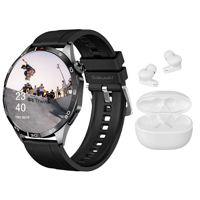 s-zoom.file_-329.png Value Smart Watch & Earbuds for Men - Android & iOS Compatible. - Image 1