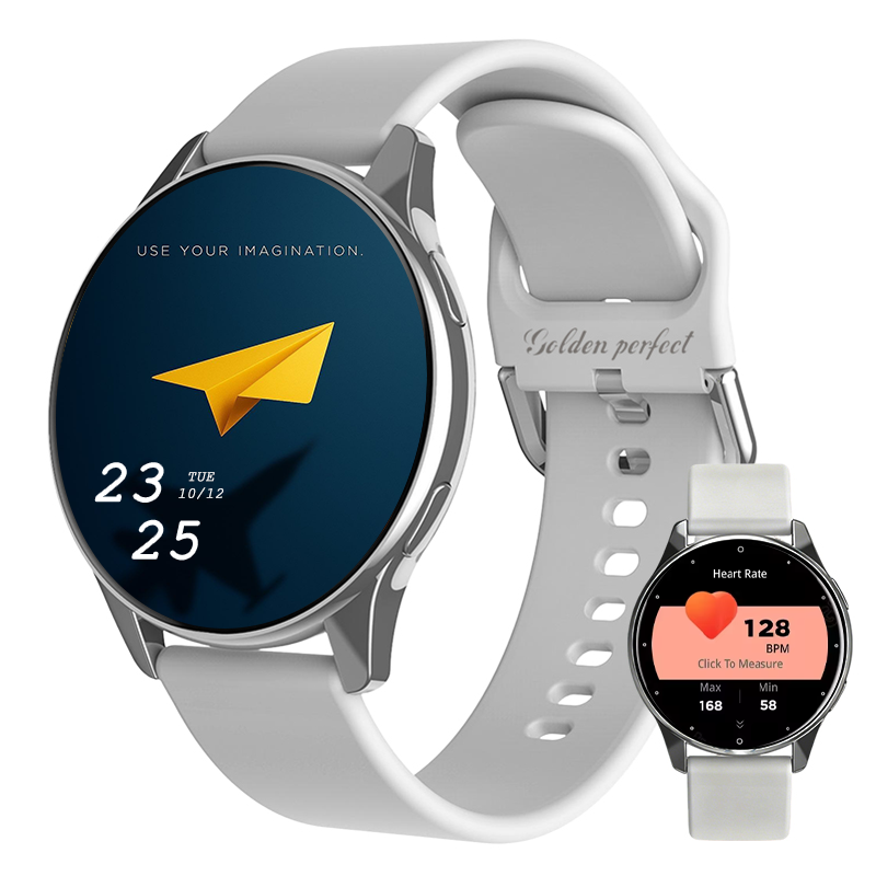 s-zoom.file_-347.png Luxury Men's Smart Watch Android & iOS Compatible - Elegant & Smart. - Image 1
