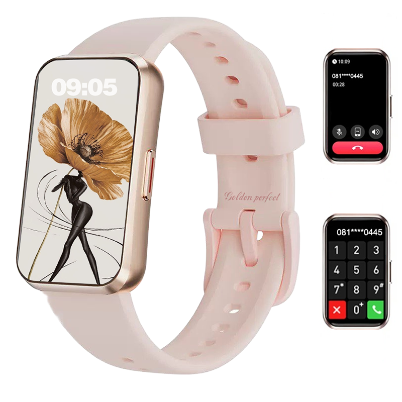 s-zoom.file_-360.png Golden Perfect Women's Smartwatch - Elegant Health & Smart Living - Image 1