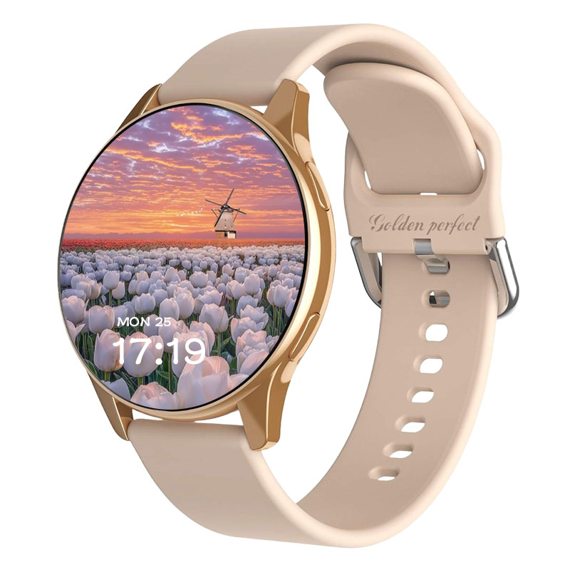 s-zoom.file_-382.png Women's Smartwatch 1.52" Rose Gold Fitness Watch Android & iOS compatible - Image 1