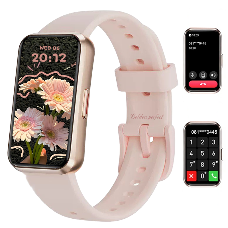 s-zoom.file_-411.png Golden Perfect Smartwatch for Women-Rose Gold & Pink Design for Daily Wear - Image 1