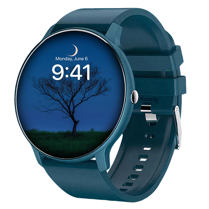 s-zoom.file_-436.png SUNRAY Unisex Smart Watch - Bluetooth Call Alerts, 1.28" HD,Birthday Gift - Image 1