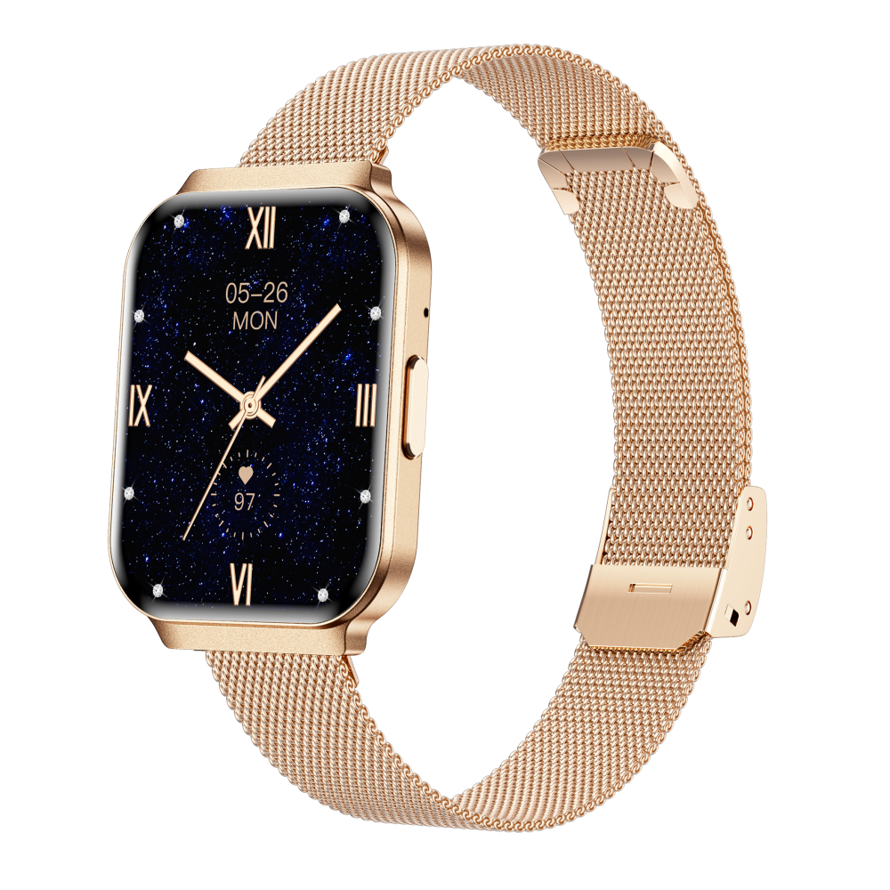 s-zoom.file_-45.png Women's Ultra-Thin Metal Smart Watch - 1.75" HD Screen, 7.3mm - Image 1