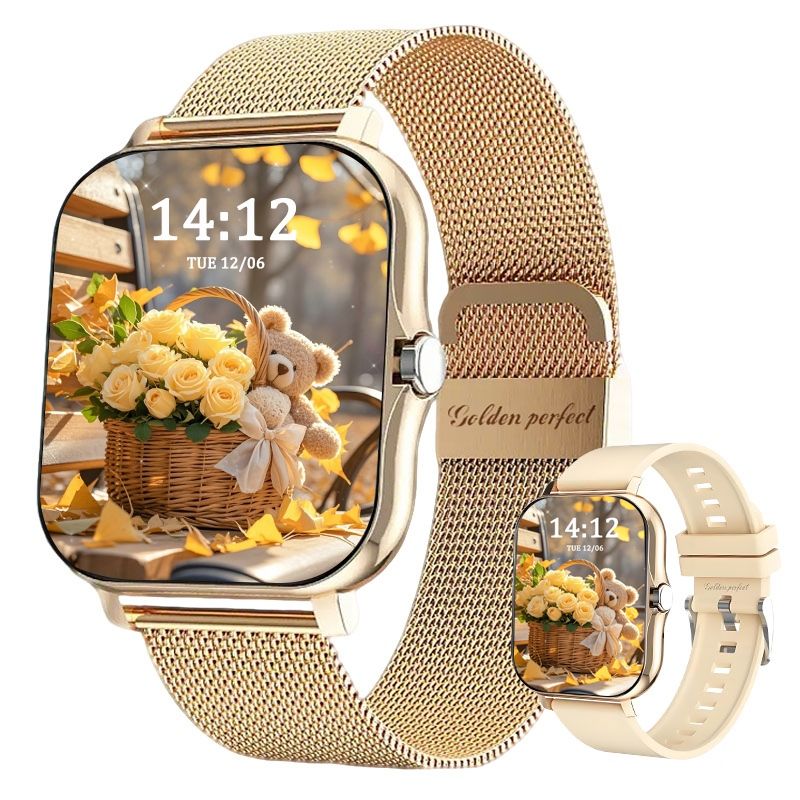 s-zoom.file_-481.jpg Fashion Girls Smart Watch - Android & iOS Compatible. - Image 1
