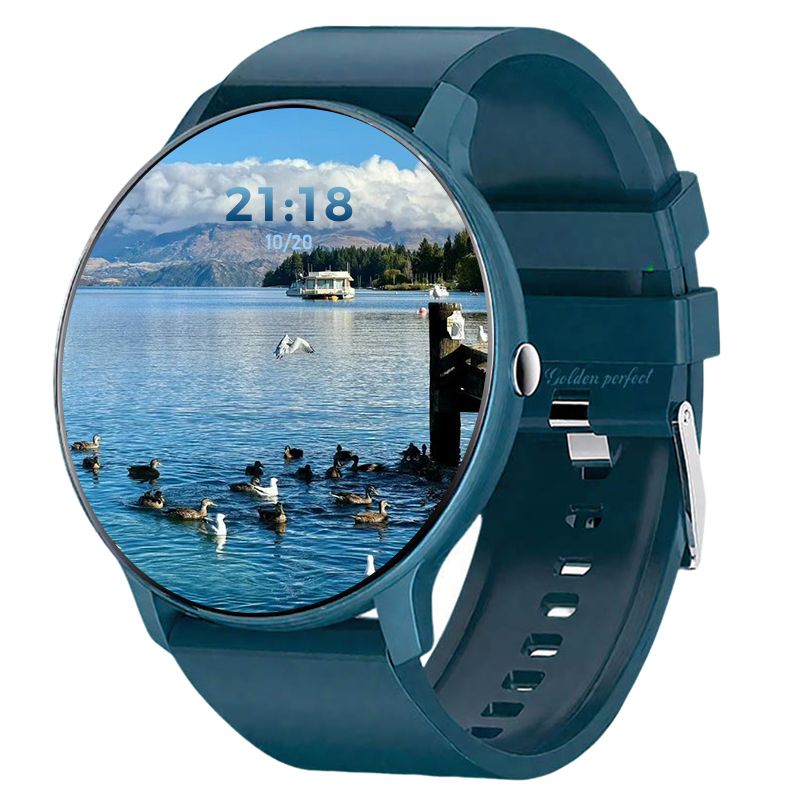 s-zoom.file_-494.jpg Golden Perfect Men's Smart Watch:Fitness Tracker, Touchscreen, Waterproof - Image 1