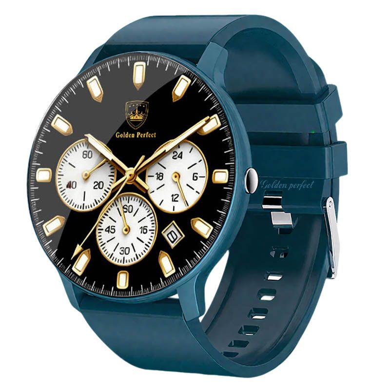 s-zoom.file_-550.jpg Golden Perfect Men's Smartwatch - Romantic Gift for Him, Bluetooth Watch - Image 1