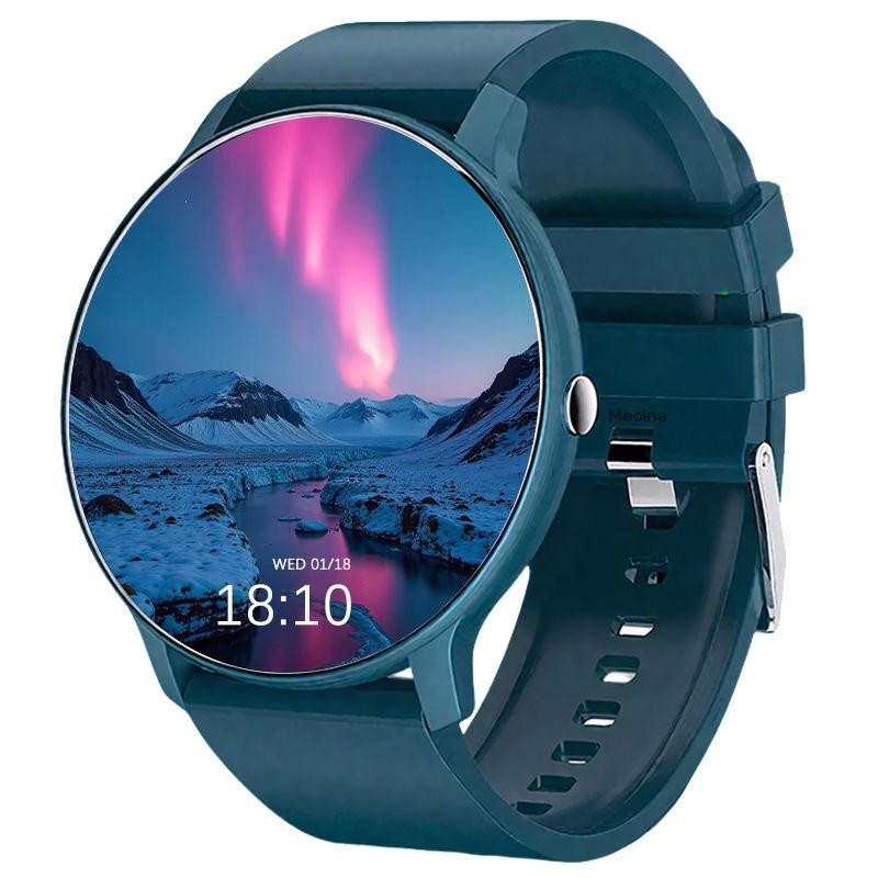 s-zoom.file_-686.jpg Mecina Women's Smartwatch Android/iOS Compatible Step Counter - Image 1