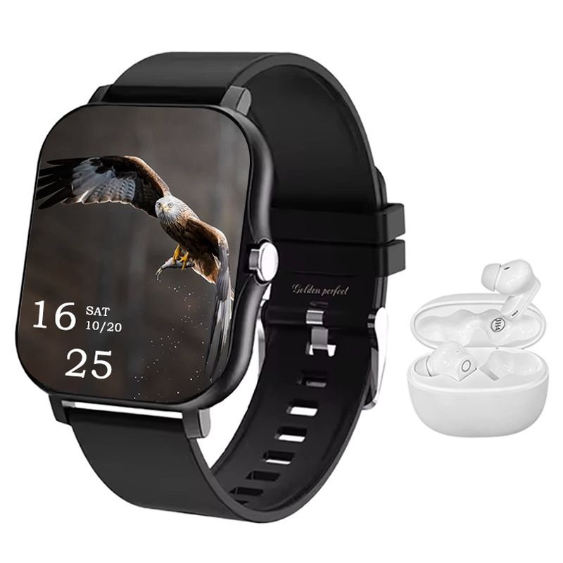 s-zoom.file_-755.jpg Men's Luxury Smartwatch & Wireless Earbuds - Android & iOS Compatible. - Image 1