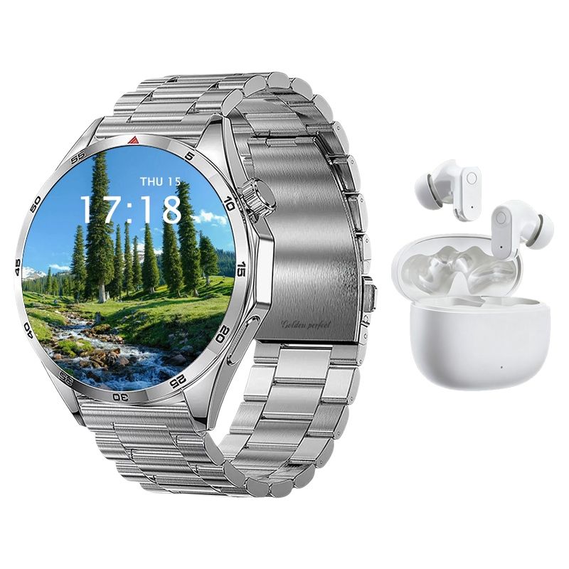 s-zoom.file_-763.jpg Business Smart Watch & Earbuds for Men - Android & iOS Compatible. - Image 1