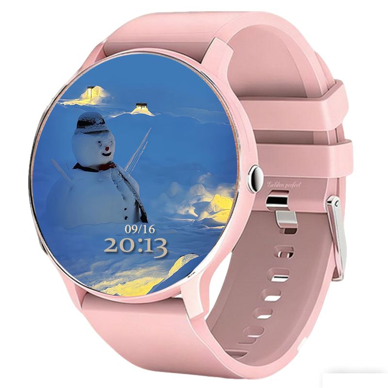 s-zoom.file_-784.jpg Women Smartwatch Gift Fitness Tracker 1.28" AMOLED Water Resistant - Image 1