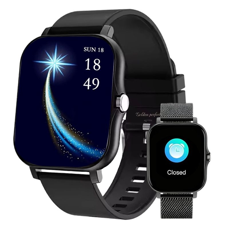 s-zoom.file_-803.jpg Men's Smartwatch - Android & iOS Compatible, Futuristic Tech. - Image 1