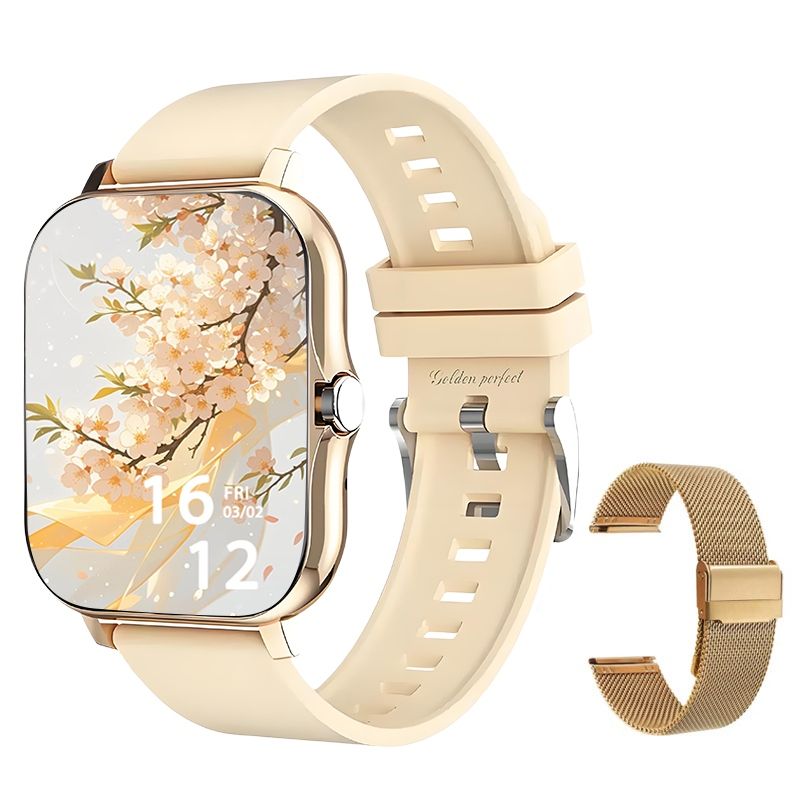 s-zoom.file_-811.jpg Women's Smart Watch Android & iOS Compatible 1.83" Rose Gold Beginner - Image 1